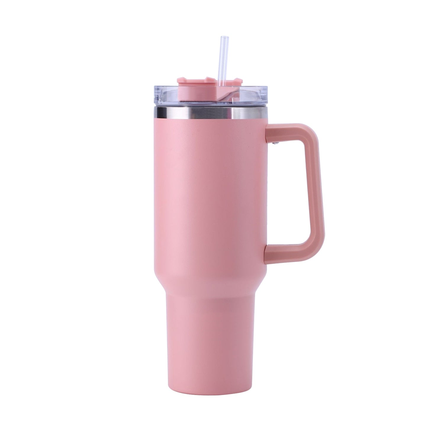 Gym accessories 40oz Straw Coffee Insulation Cup With Handle Portable –  JTXV Sportswear